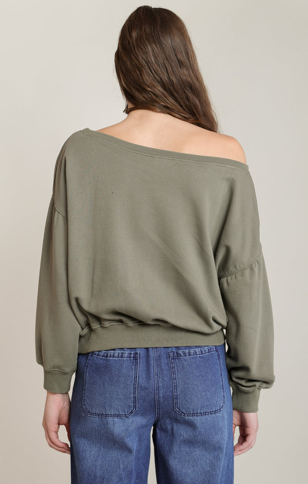 Floral-Embroidered Cotton-Blend Sweatshirt