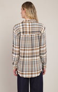 Relaxed Check Shirt with Button Front